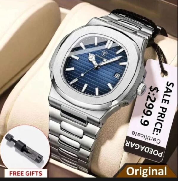 POEDAGAR WATCH – Blue Dial