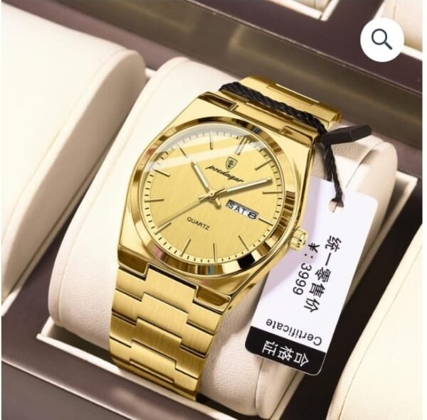 Poedagar 930 Luxury Watch (Golden)