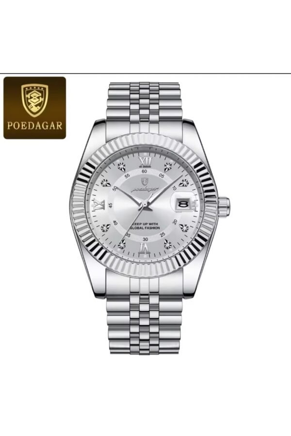 Poedagar 910 Luxury Watch - Full white