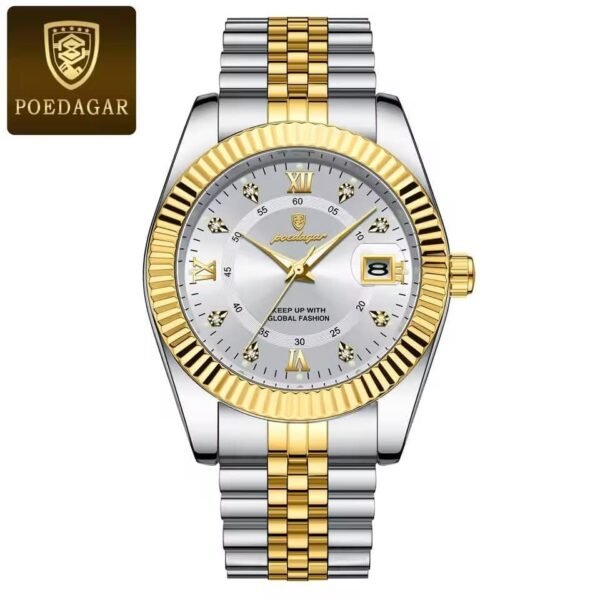 Poedagar 910 Luxury Watch - white dial