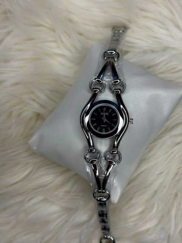 Gucci Silver Black ladies watch