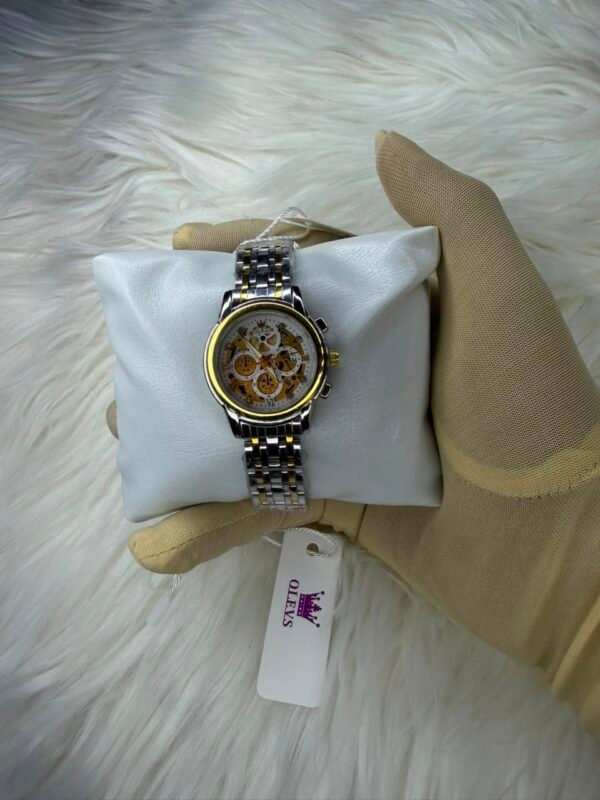 OLEVS 1245 Silver White LADIES WATCH
